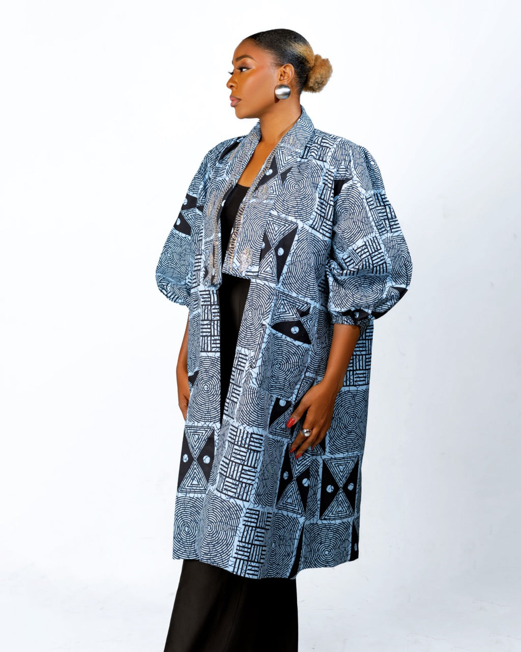 Anjola Sequin Lapel Jacket