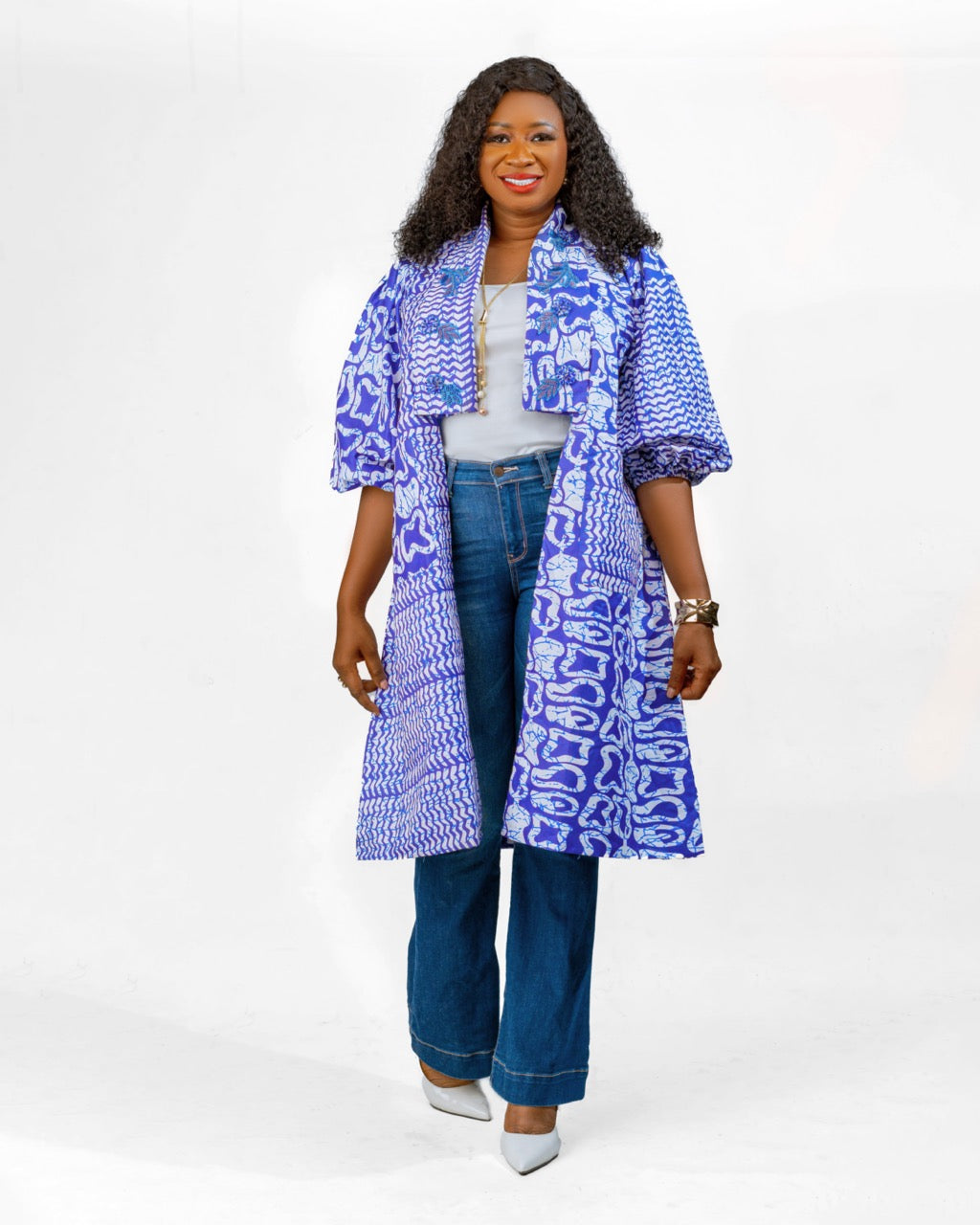 Anjola Sequin Lapel Jacket